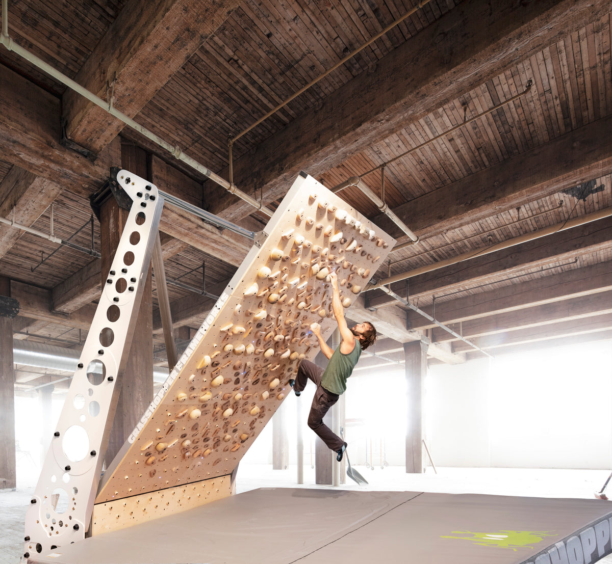 Master 8x12 Adjustable Climbing Wall Industries