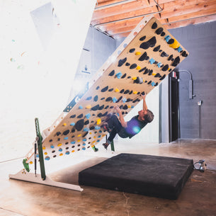 Ninja 8x10 Adjustable Climbing Wall – Grasshopper Industries